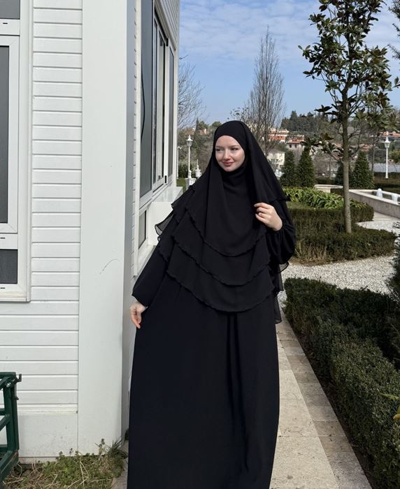 Nurun Oval Sufle (Siyah) resmi