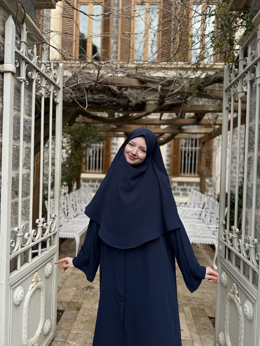 Feraye Sufle Takım (Lacivert) resmi